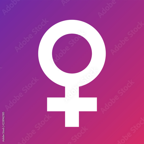 Women Symbol. Female Sign. Endless Vector.