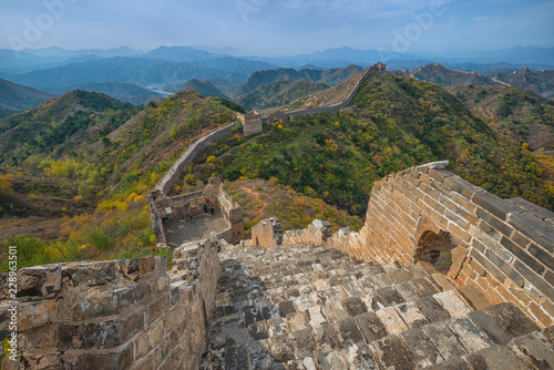 The beautiful great wall of China