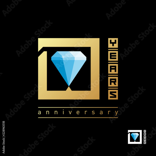 Modern gold symbol 