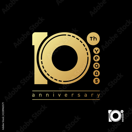 Modern gold symbol 