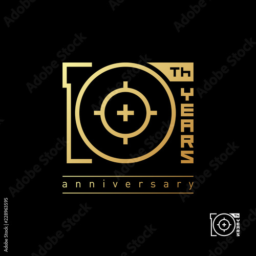 Modern gold symbol 