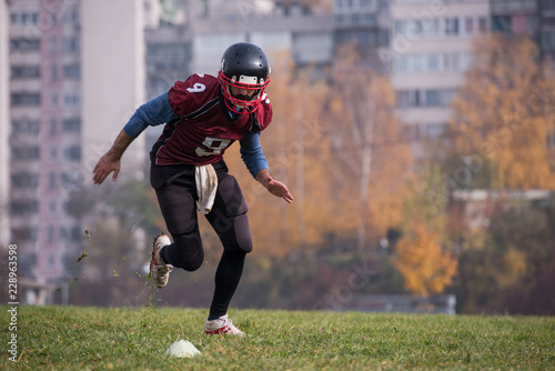 american football player in action © .shock