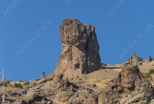 Rock Sphinx (Damn finger) in the Crimea © Sergey Kovalenko