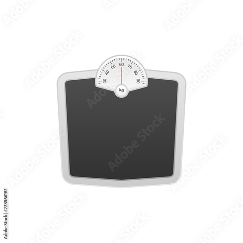 Weight scales vector illustration.