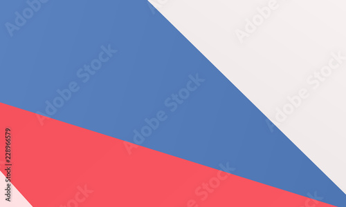 Free Download Geometric background, a combination of irregular, curved shapes, triangles. Red, white and blue color of the American flag.  - GFXLoad