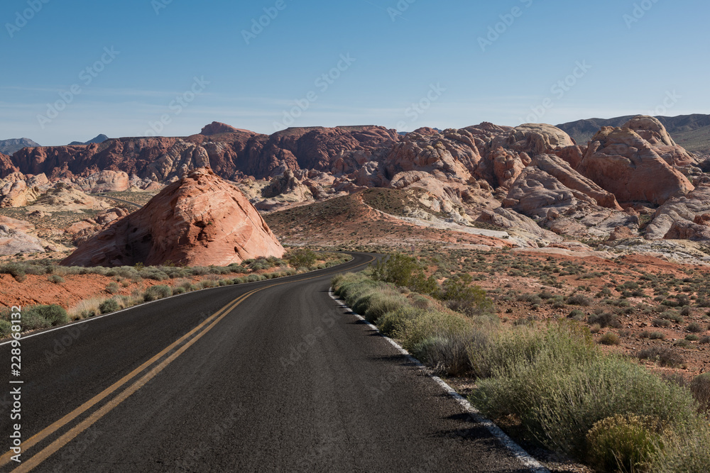 Fototapeta premium road in the desert