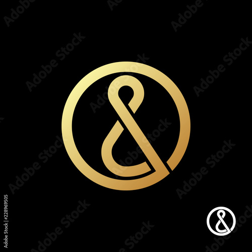 Hand city logo template. Creative gold sign in the shape of hands on black background. Super icon for real estate agencies and construction companies. Vector illustration.