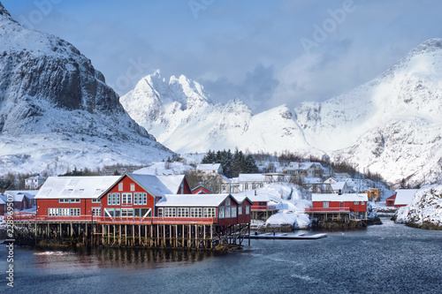 "A" village on Lofoten Islands, Norway
