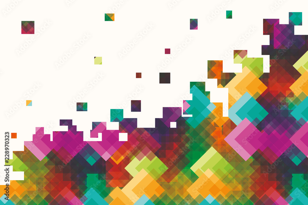 Background of multicolored iridescent rhombuses. Background of multicolored iridescent rhombuses.