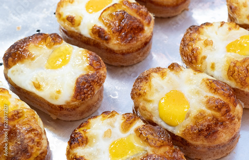 Photography Gyeran-bbang or Egg bread is a simple food