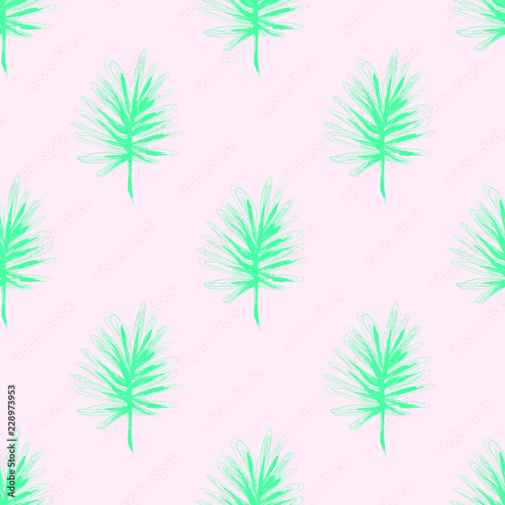 Exotic Palm Leaves Print . Illustration for Surface , Invitation , Notebook, Banner , Wrap Paper ,Textiles, Cover, Magazine ,Postcard Background ,Textile,Fashion Exotic Palm Leaves Print . Illustration for Surface , Invitation , Notebook, Banner , Wrap Paper ,Textiles, Cover, Magazine ,Postcard Background ,Textile,Fashion