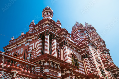  Jami-Ul-Alfar Mosque or Red Masjid Mosque is a historic mosque in Colombo. Sri Lanka. photo