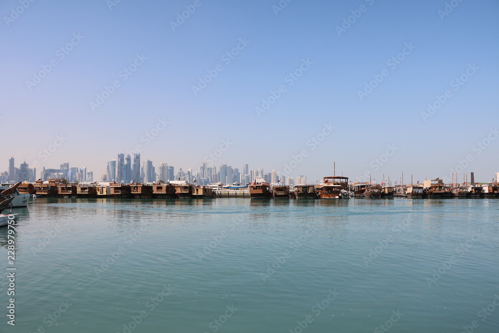 The Fishing harbour Doha, Qatar