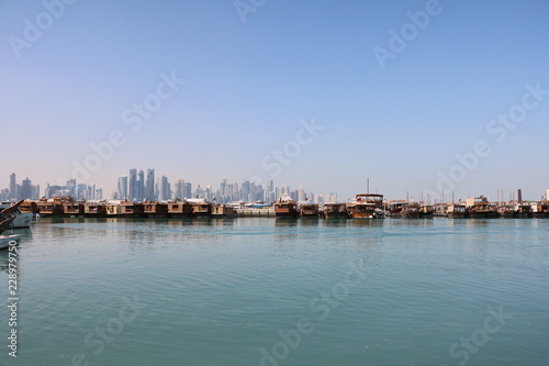 The Fishing harbour Doha  Qatar