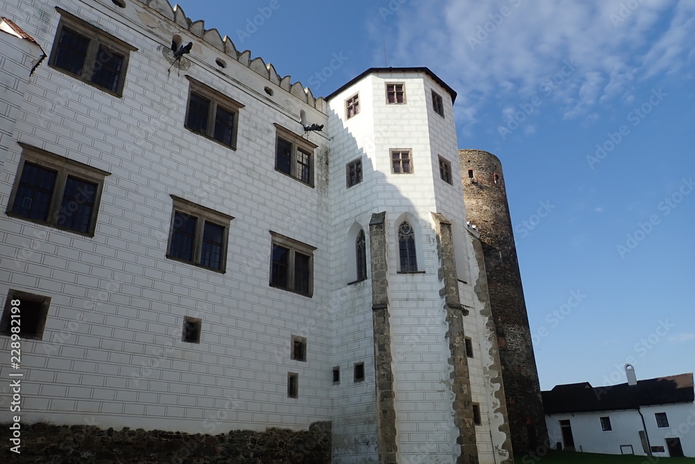 beautiful historical castle in Jindrichuv Hradec