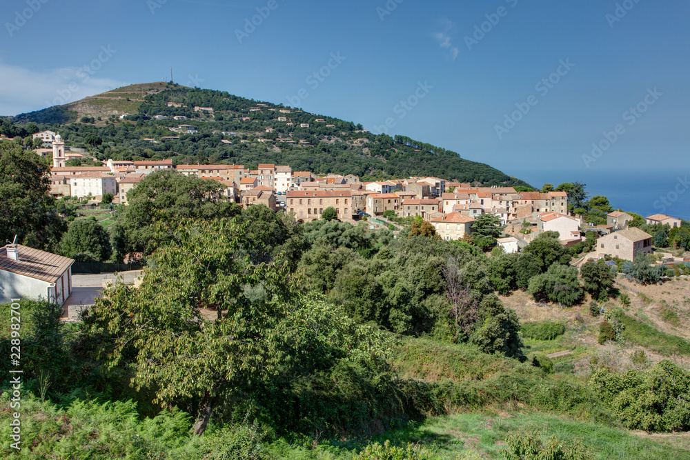 Paysages de Corse - Piana - Le village