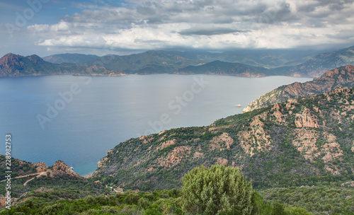 Paysages de Corse-Route de Piana vers Arone photo