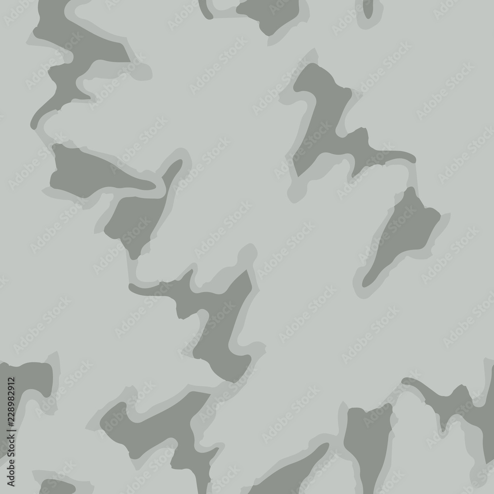UFO military camouflage seamless pattern in different shades of gray color UFO military camouflage seamless pattern in different shades of gray color