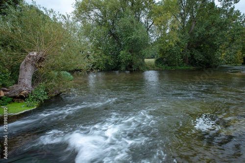 Salisbury England Great Brittain. Cathedral river Avon photo