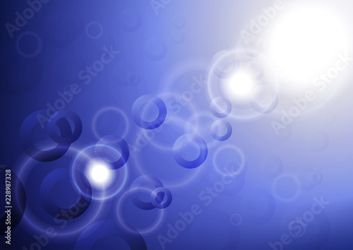 Abstract colorful blurry rings design. Light flash. Vector illustration.