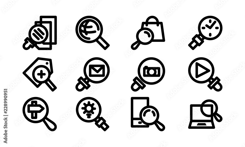 Search Icon Template Vector Sign DesignSearch Icon Template Set Vector Sign Design Search Icon Template Vector Sign DesignSearch Icon Template Set Vector Sign Design