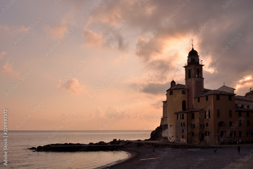 Camogli at night