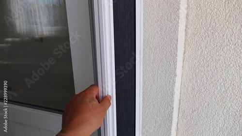 mosquito nets for the balcony door,



