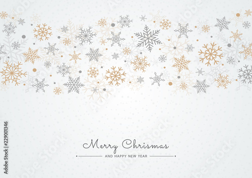 Snowflake Christmas background