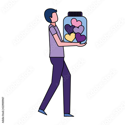 volunteers help work
