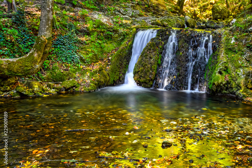 Autumn on Nera gorge  Romania