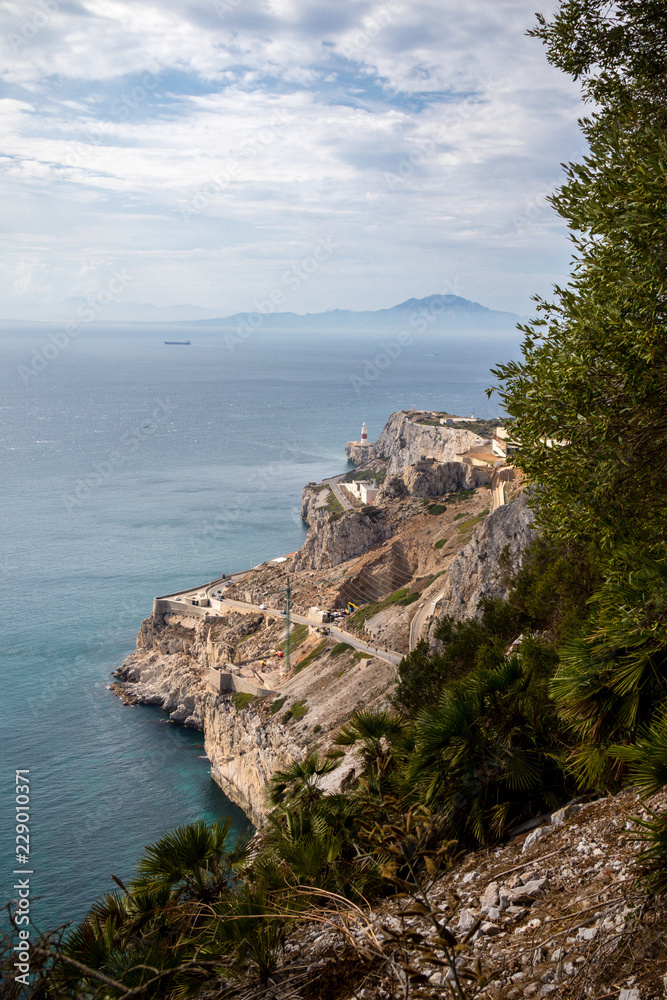 Footpath on the Rock of Gibraltar