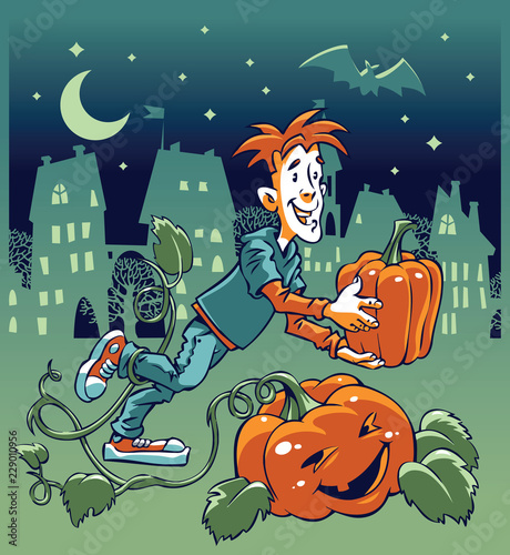 Merry pumpkin