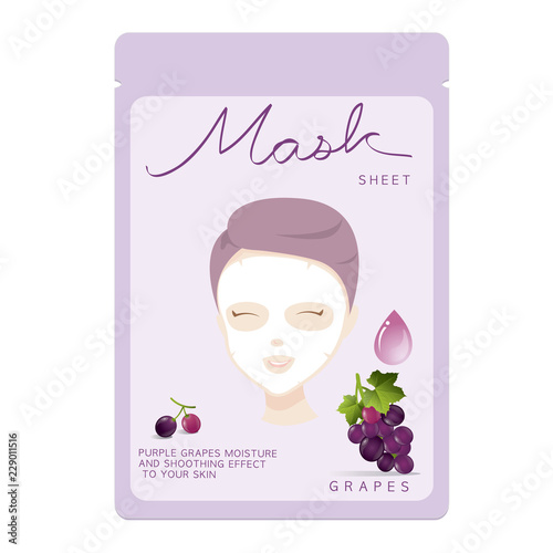 Mask Sheet Grapes