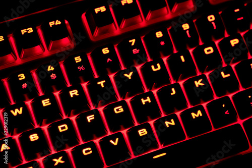 Φωτογραφία Illuminated backlit keyboard