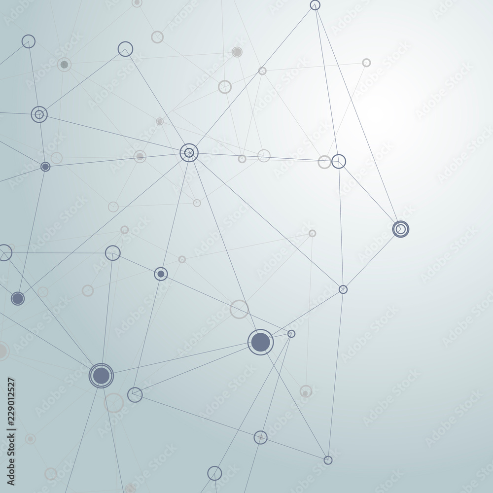 Abstract connect molecule design Abstract connect molecule design