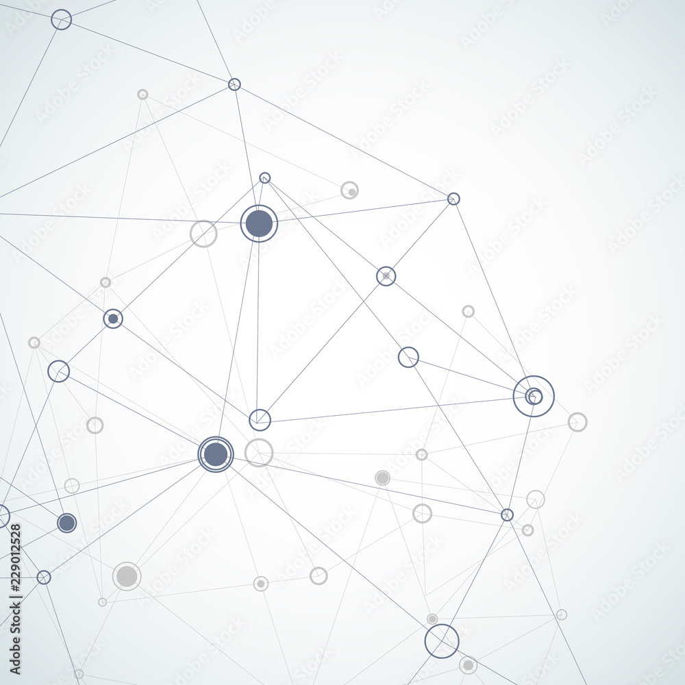 Abstract connect molecule design Abstract connect molecule design