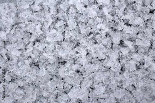 Frozen ice crystals  for backgrounds or textures