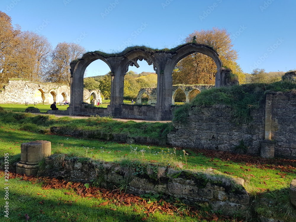 Hailes Abbey ruins, English Heritage building