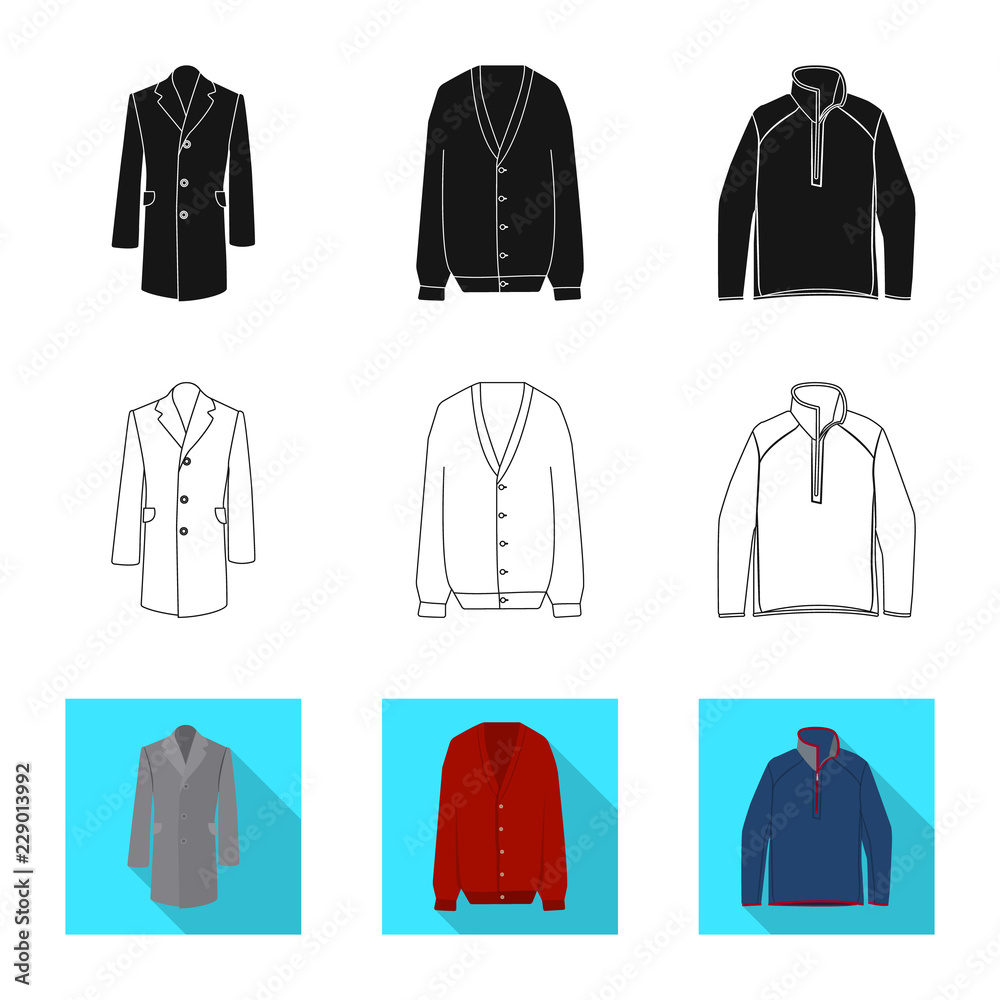 Isolated object of man and clothing logo. Collection of man and wear vector icon for stock. Isolated object of man and clothing logo. Collection of man and wear vector icon for stock.