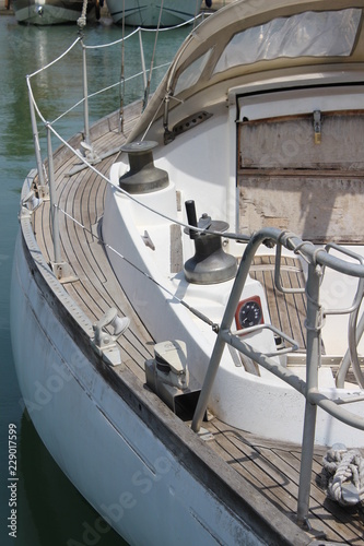 boat in harbor