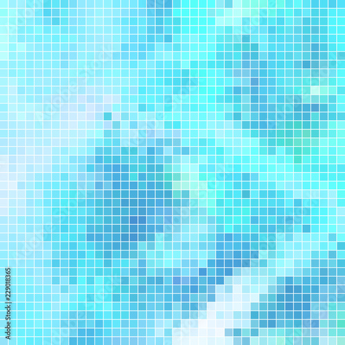 abstract vector square pixel mosaic background