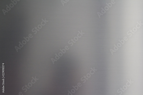 clean silver stainless steel background and texture, grey metal wall
