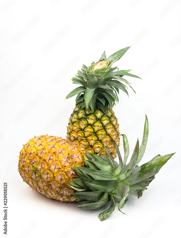 pineapple isolated on white background pineapple isolated on white background