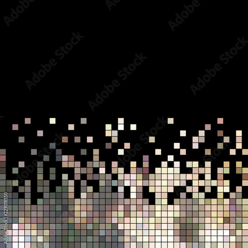 abstract vector square pixel mosaic background
