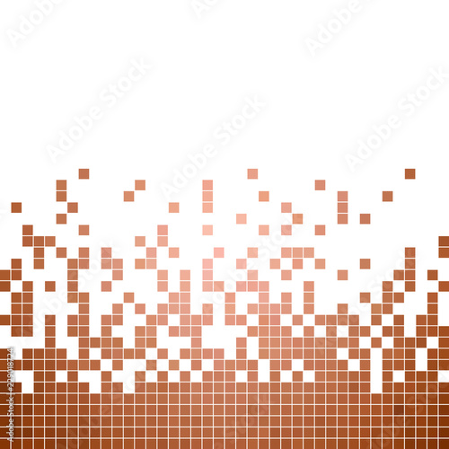 abstract vector square pixel mosaic background