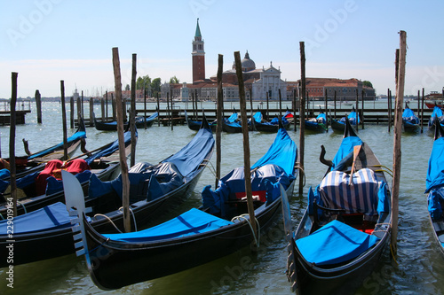 Venice, gondolas in Piazza San Marco © photoclaudio