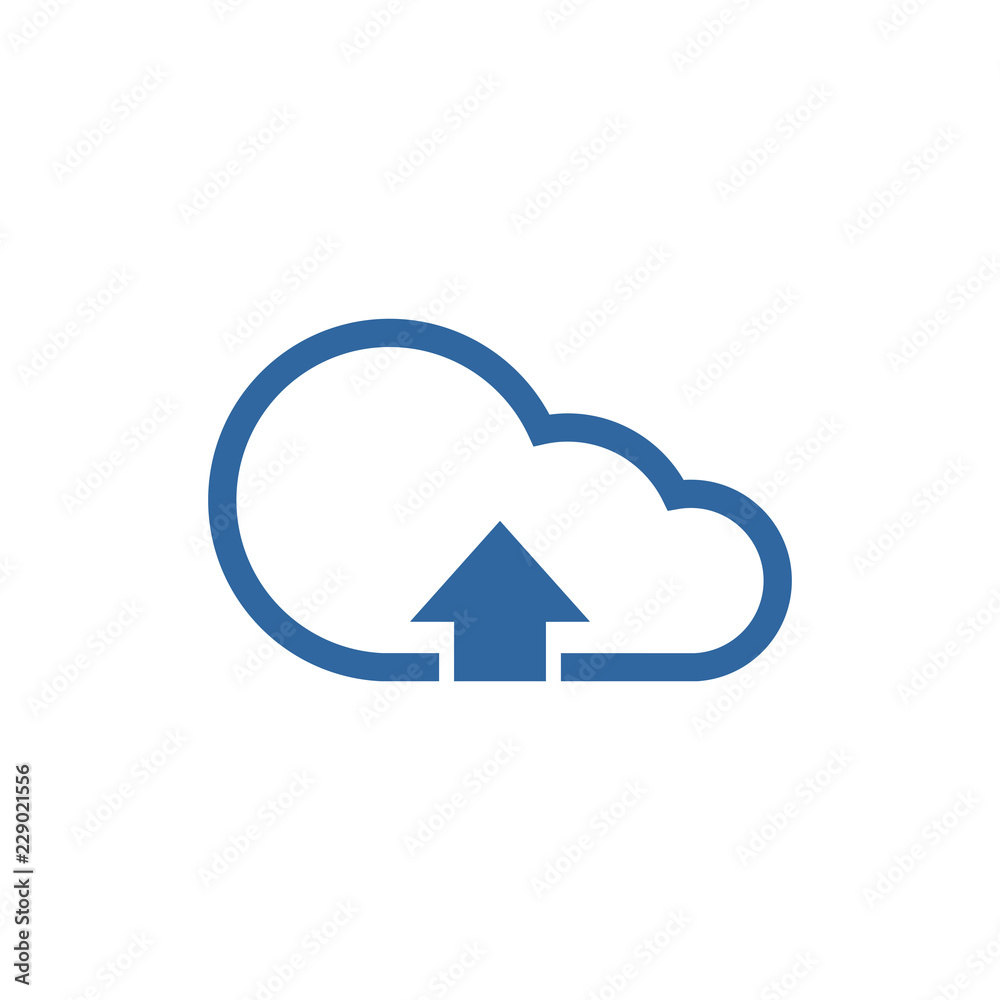 Upload vector icon. Cloud storage symbol. Upload on cloud vector icon illustration for web design and mobile app. Upload vector icon. Cloud storage symbol. Upload on cloud vector icon illustration for web design and mobile app.