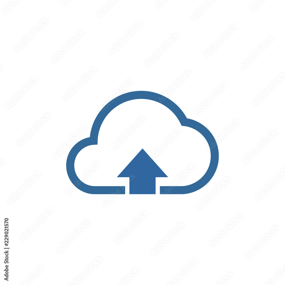 Upload vector icon. Cloud storage symbol. Upload on cloud vector icon illustration for web design and mobile app. Upload vector icon. Cloud storage symbol. Upload on cloud vector icon illustration for web design and mobile app.