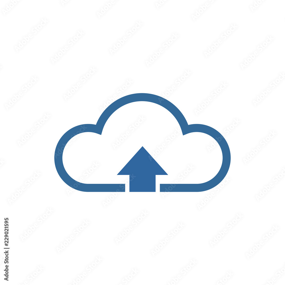 Upload vector icon. Cloud storage symbol. Upload on cloud vector icon illustration for web design and mobile app. Upload vector icon. Cloud storage symbol. Upload on cloud vector icon illustration for web design and mobile app.