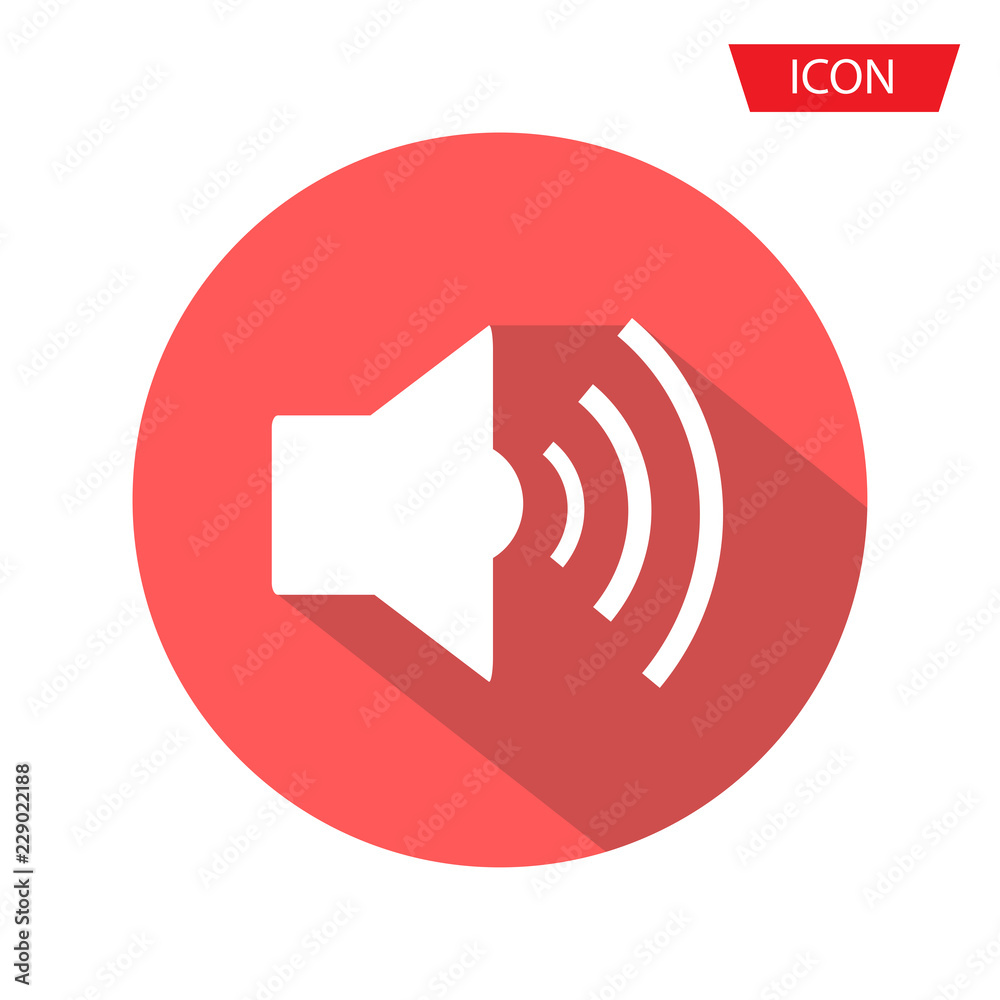 Sound icon vector,Volume icon vector, speaker symbols isolated on background.